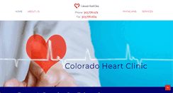 Desktop Screenshot of coloradoheartclinic.com